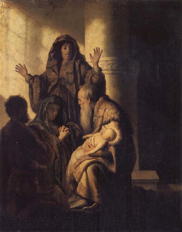 REMBRANDT Harmenszoon van Rijn The Presentation of Jesus in the Temple France oil painting art